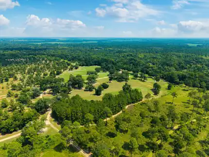 Aerial view of the property
