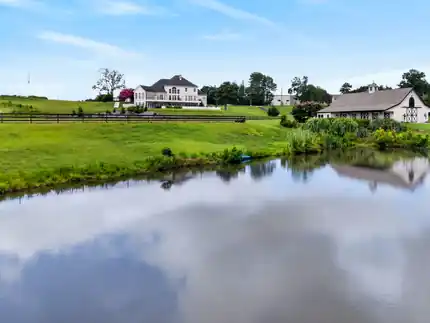 Aerial view of the property